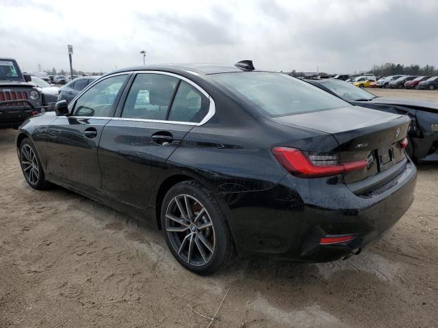 3MW5R7J01L8B20478 - 2020 BMW 330XI BLACK photo 2