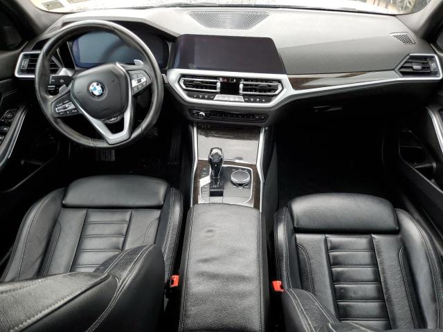 3MW5R7J01L8B20478 - 2020 BMW 330XI Czarny zdjęcie 8
