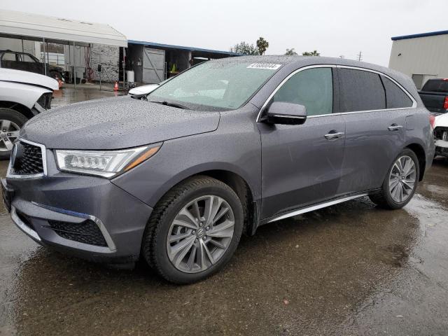 5J8YD4H5XJL001379 - 2018 ACURA MDX TECHNOLOGY CHARCOAL photo 1