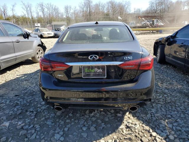 JN1EV7AR3KM556721 - 2019 INFINITI Q50 LUXE BLACK photo 6