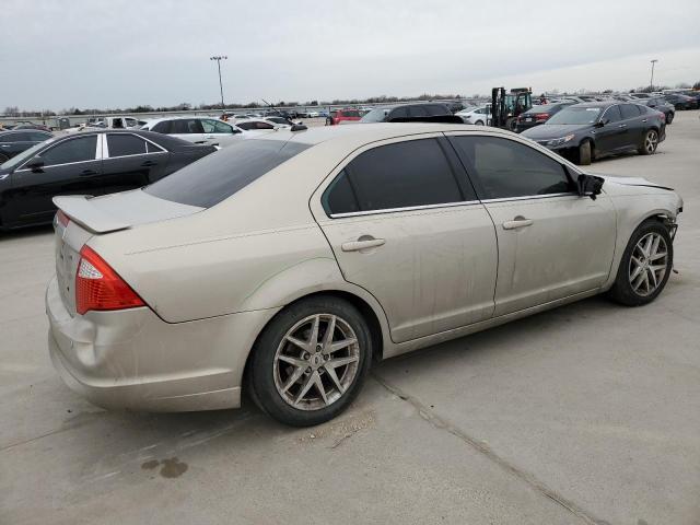 3FAHP0JA6AR295666 - 2010 FORD FUSION SEL BEIGE photo 3