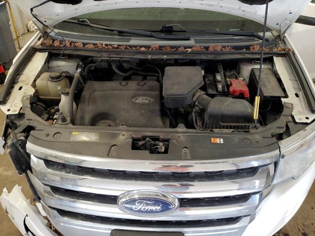 2FMDK4JC5DBC01193 - 2013 FORD EDGE SEL WHITE photo 11