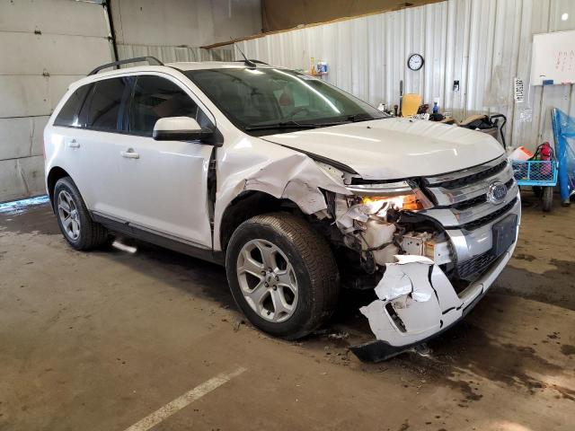 2FMDK4JC5DBC01193 - 2013 FORD EDGE SEL WHITE photo 4