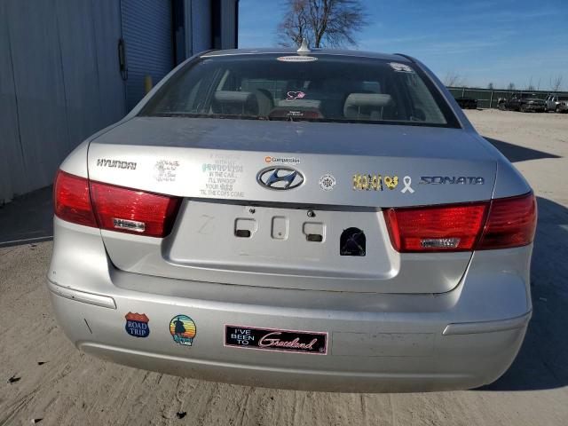 5NPET46C89H493951 - 2009 HYUNDAI SONATA GLS SILVER photo 6