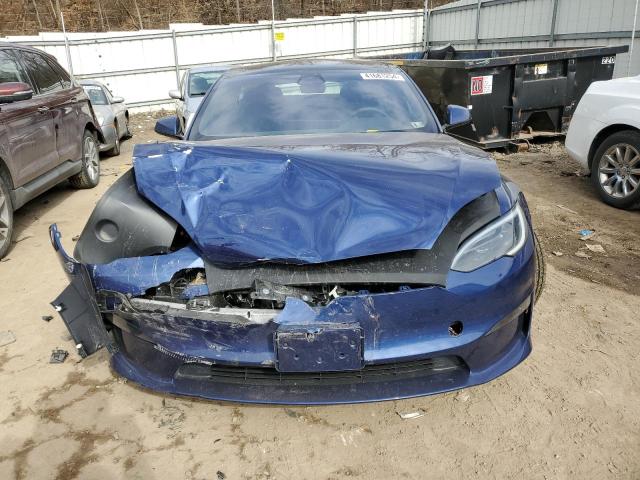 5YJSA1E51PF521708 - 2023 TESLA MODEL S BLUE photo 5