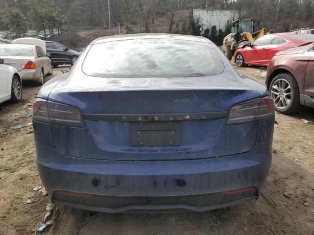 5YJSA1E51PF521708 - 2023 TESLA MODEL S ლურჯი ფოტო 6