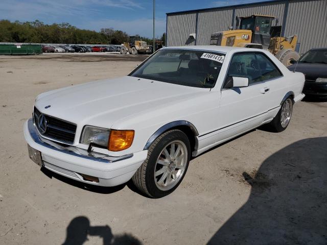 WDBCA45E5MA594802 - 1991 MERCEDES-BENZ 560 SEC WHITE photo 1