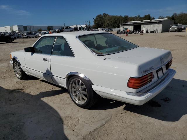 WDBCA45E5MA594802 - 1991 MERCEDES-BENZ 560 SEC WHITE photo 2