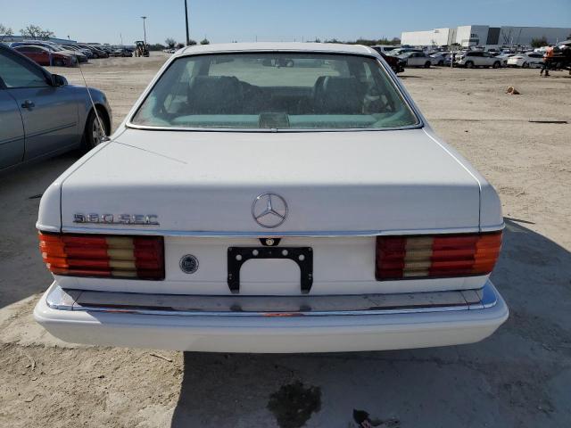 WDBCA45E5MA594802 - 1991 MERCEDES-BENZ 560 SEC WHITE photo 6