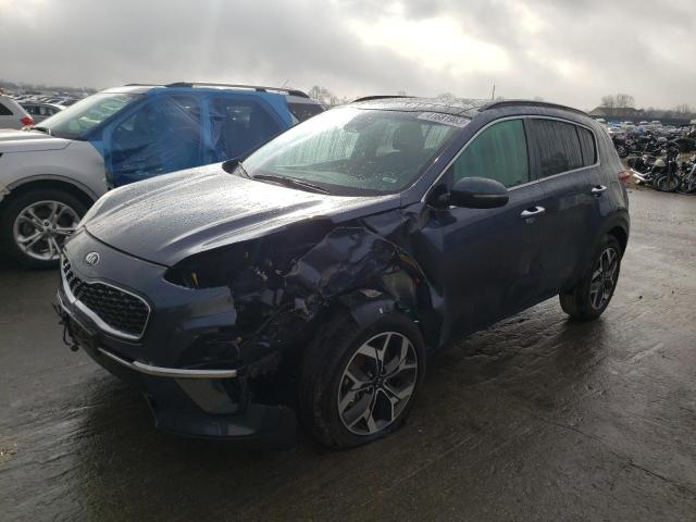 KNDPN3AC8M7873146 - 2021 KIA SPORTAGE EX BLUE photo 1