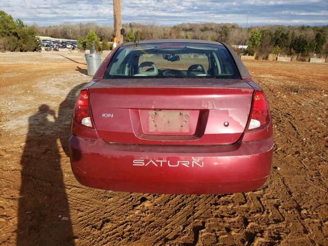 1G8AJ55F26Z188305 - 2006 SATURN ION LEVEL 2 勃艮第红 照片 6