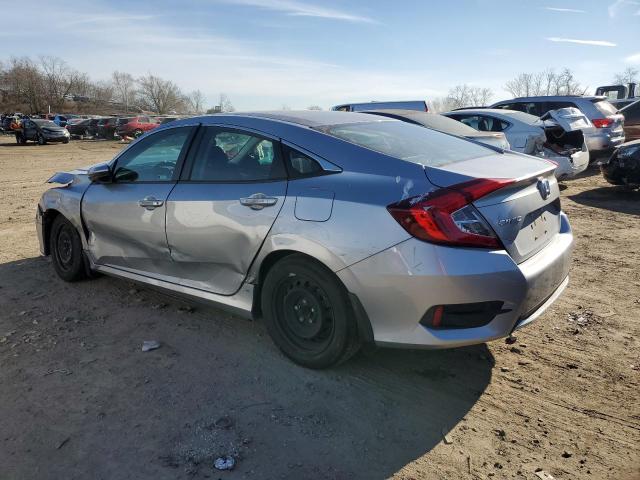 2HGFC2F64MH556680 - 2021 HONDA CIVIC LX SILVER photo 2