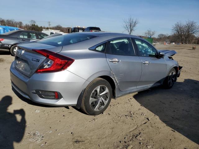 2HGFC2F64MH556680 - 2021 HONDA CIVIC LX SILVER photo 3