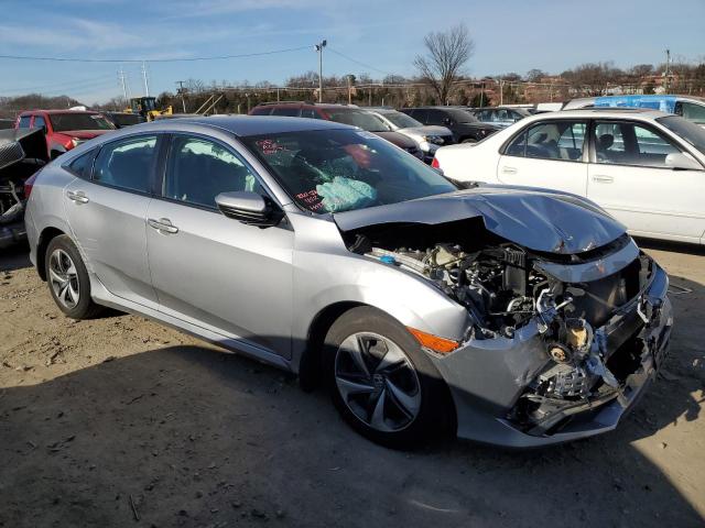 2HGFC2F64MH556680 - 2021 HONDA CIVIC LX SILVER photo 4