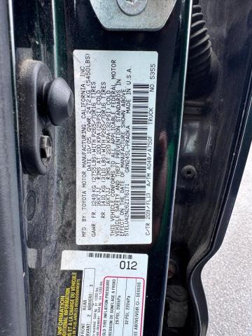 5TELU42N26Z176171 - 2006 TOYOTA TACOMA DOUBLE CAB BLACK photo 10