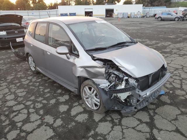 JHMGD38677S037590 - 2007 HONDA FIT S GRAY photo 4