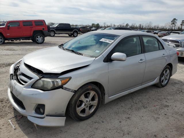 2T1BU4EE3BC652046 - 2011 TOYOTA COROLLA BASE SILVER photo 1