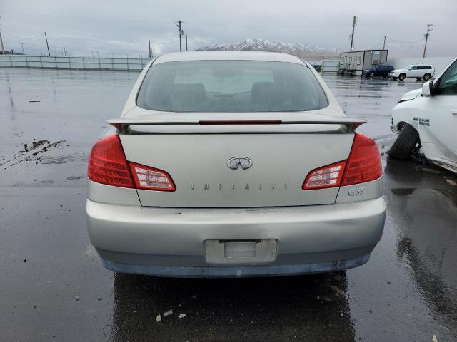 JNKCV51E73M333152 - 2003 INFINITI G35 BEIGE photo 6