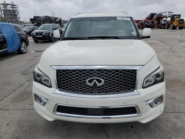 JN8AZ2NF9G9610329 - 2016 INFINITI QX80 WHITE photo 5