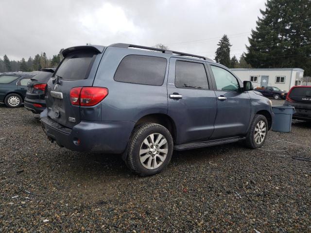 5TDBY68A58S002658 - 2008 TOYOTA SEQUOIA LIMITED BLUE photo 3