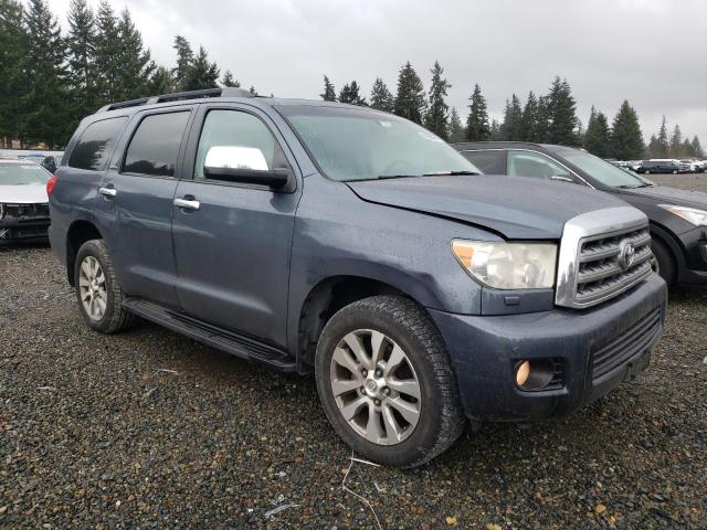 5TDBY68A58S002658 - 2008 TOYOTA SEQUOIA LIMITED BLUE photo 4
