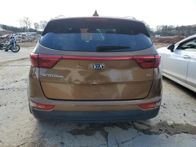 KNDPN3AC6H7191517 - 2017 KIA SPORTAGE EX BROWN photo 6