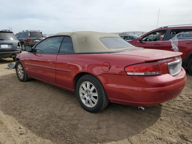 1C3EL75R94N336840 - 2004 CHRYSLER SEBRING GTC RED photo 2