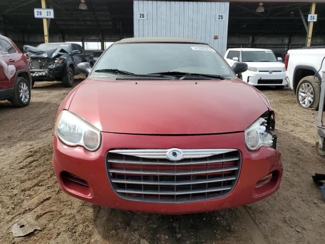 1C3EL75R94N336840 - 2004 CHRYSLER SEBRING GTC RED photo 5