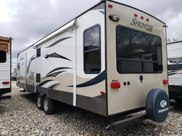 4YDT33121E1531289 - 2014 KEYSTONE SPRINTER WHITE photo 3