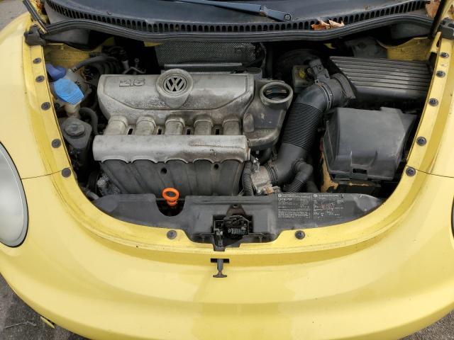 3VWRF31Y47M417363 - 2007 VOLKSWAGEN NEW BEETLE CONVERTIBLE OPTION PACKAGE 1 YELLOW photo 11