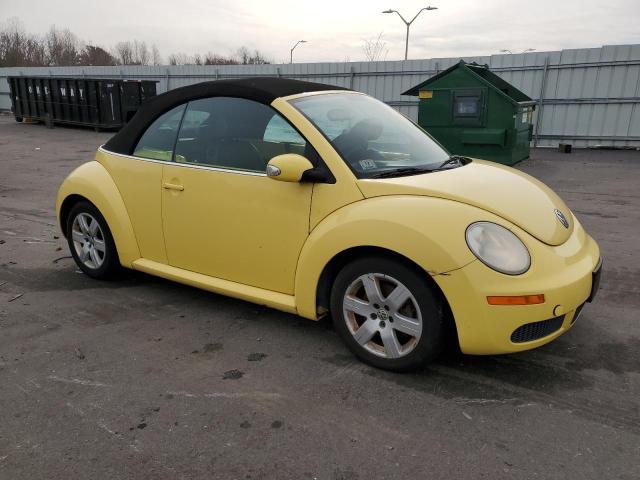 3VWRF31Y47M417363 - 2007 VOLKSWAGEN NEW BEETLE CONVERTIBLE OPTION PACKAGE 1 YELLOW photo 4