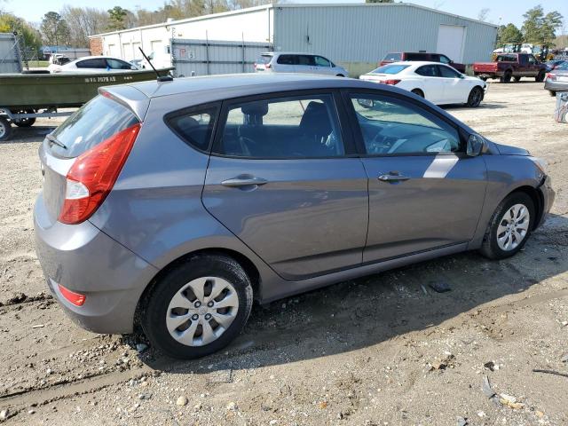 KMHCT5AE0FU213152 - 2015 HYUNDAI ACCENT GS GRAY photo 3