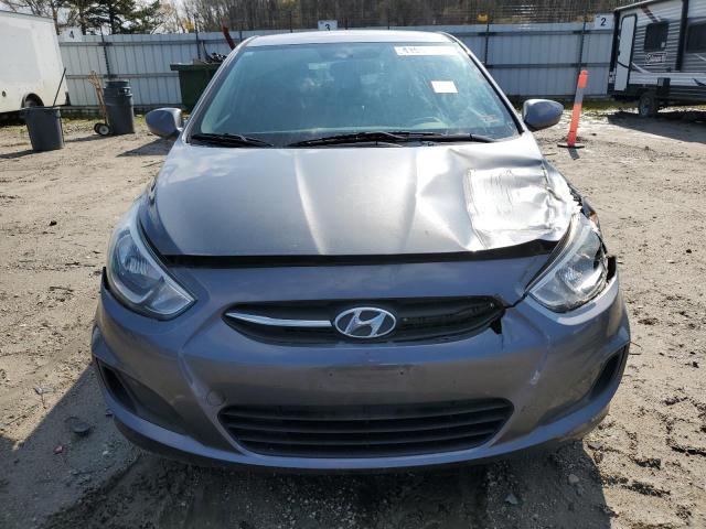 KMHCT5AE0FU213152 - 2015 HYUNDAI ACCENT GS GRAY photo 5