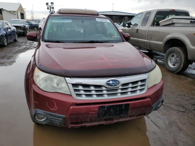JF2SHBEC1BH783867 - 2011 SUBARU FORESTER LIMITED RED photo 5