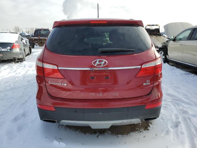 KM8SNDHF7DU011016 - 2013 HYUNDAI SANTA FE GLS RED photo 6