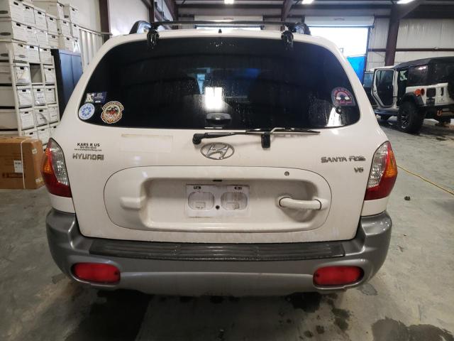 KM8SC13D53U442155 - 2003 HYUNDAI SANTA FE GLS WHITE photo 6