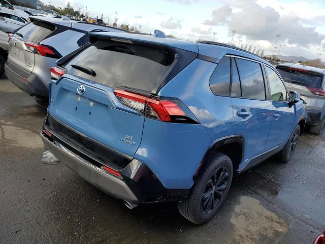 JTM16RFV1RD117232 - 2024 TOYOTA RAV4 SE BLUE photo 3