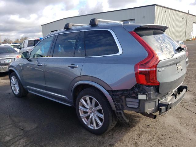 YV4A22PL6G1027473 - 2016 VOLVO XC90 T6 SILVER photo 2