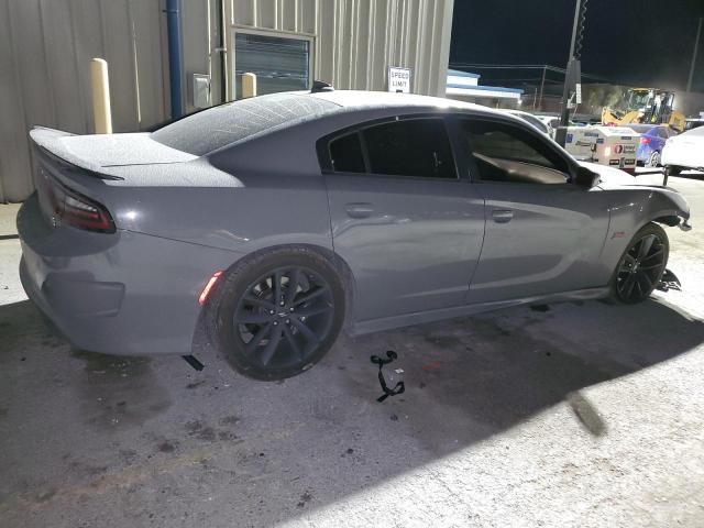 2C3CDXGJ0KH538550 - 2019 DODGE CHARGER SCAT PACK GRAY photo 3