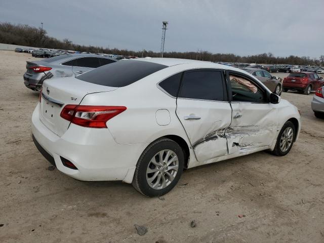 3N1AB7AP5KY299788 - 2019 NISSAN SENTRA S WHITE photo 3