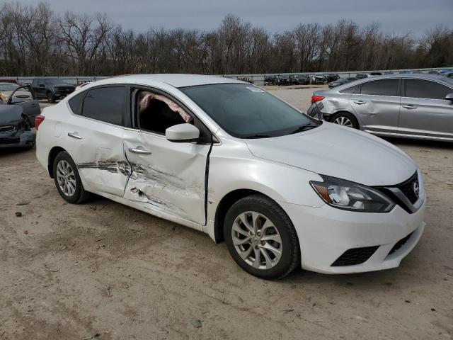 3N1AB7AP5KY299788 - 2019 NISSAN SENTRA S WHITE photo 4