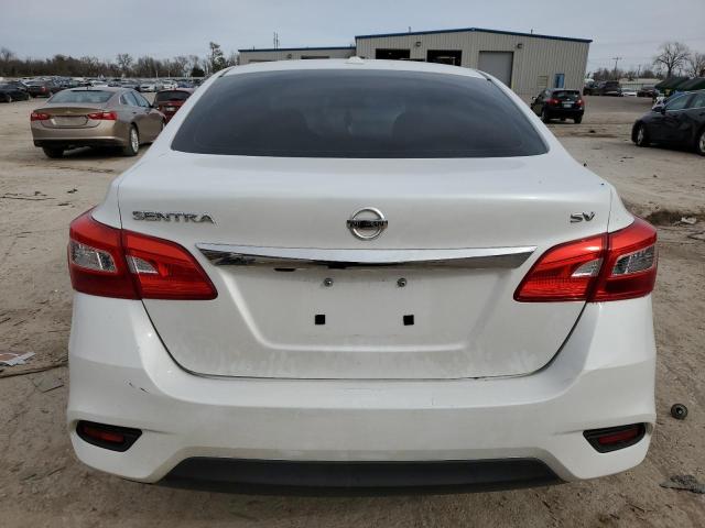 3N1AB7AP5KY299788 - 2019 NISSAN SENTRA S WHITE photo 6