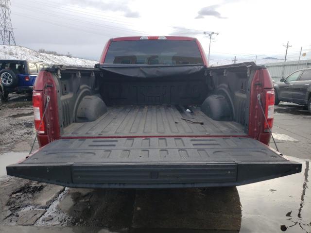 1FTEX1EB6JFC03832 - 2018 FORD F150 SUPER CAB RED photo 6