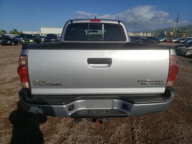 3TMMU4FN9FM085216 - 2015 TOYOTA TACOMA DOUBLE CAB LONG BED SILVER photo 6