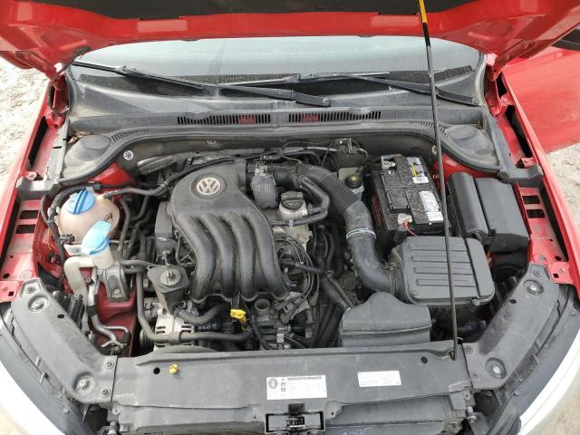 3VW2K7AJ0FM315001 - 2015 VOLKSWAGEN JETTA BASE RED photo 11