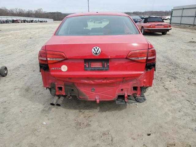 3VW2K7AJ0FM315001 - 2015 VOLKSWAGEN JETTA BASE RED photo 6