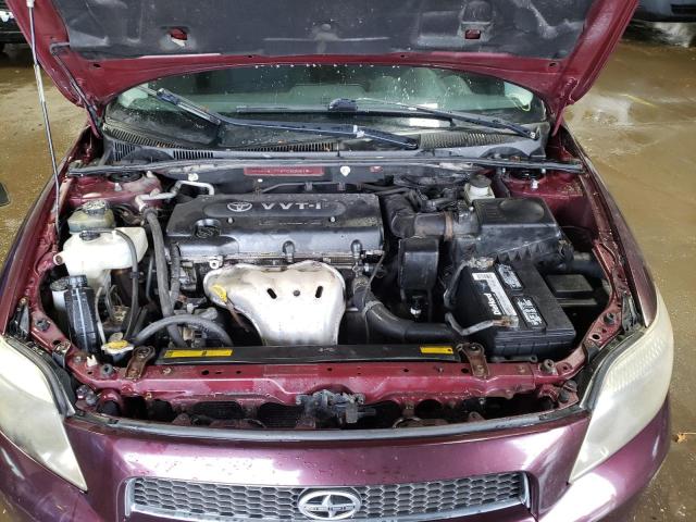 JTKDE177670205319 - 2007 TOYOTA SCION TC Bordo foto 11