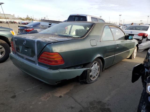 WDBGA76E9RA167566 - 1994 MERCEDES-BENZ S 600 GREEN photo 3