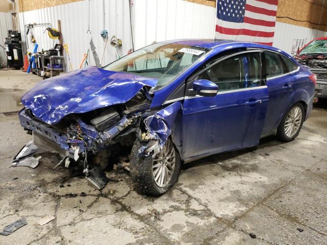 1FADP3J25EL454691 - 2014 FORD FOCUS TITANIUM BLUE photo 1