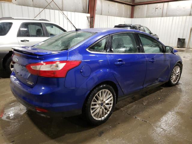 1FADP3J25EL454691 - 2014 FORD FOCUS TITANIUM BLUE photo 3